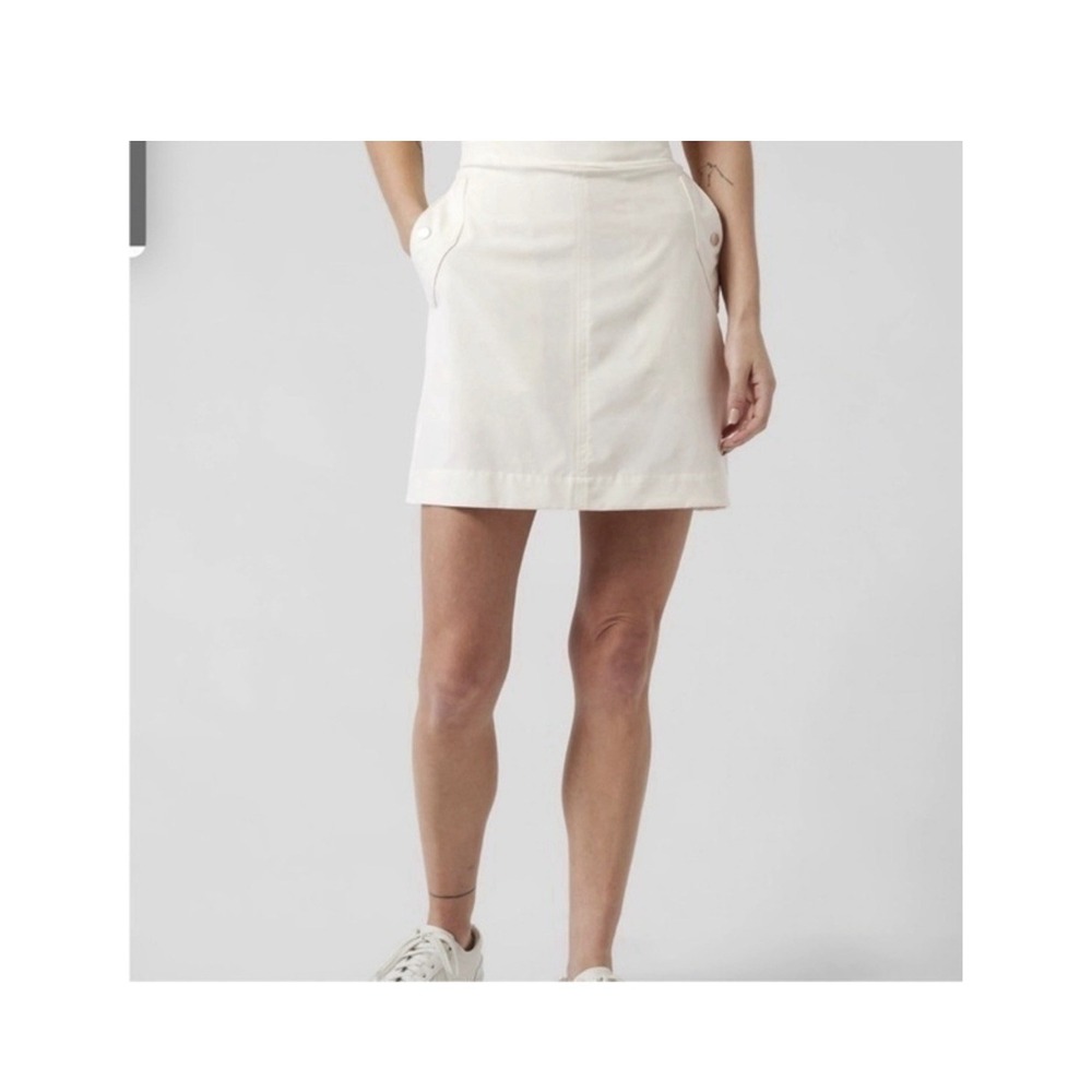 Athleta Women's Vienna‎ Cargo Skort Size 0 Magnolia White Tennis Golf